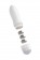 Фиолетовый двухсторонний фаллоимитатор с вибропулей - 35 см. - Toyfa Basic