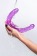 Фиолетовый двухсторонний фаллоимитатор с вибропулей - 35 см. - Toyfa Basic