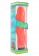 Розовый реалистичный вибратор JELLY - 22,5 см. - Seven Creations