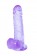 Фиолетовый фаллоимитатор Oxygen - 17,5 см. - Lola Games