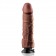 Вибратор Real Feel Deluxe №10 Brown - 30 см. - Pipedream