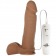 Реалистичный вибратор из Realistic Cock UR3 Brown - 24 см. - Doc Johnson