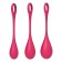 Набор из 3 красных вагинальных шариков Yoni Power 1 - Satisfyer
