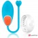 Голубое виброяйцо с белым пультом-часами Wearwatch Egg Wireless Watchme - DreamLove
