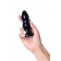 Черная стеклянная вибровтулка - 11 см. - Sexus