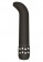 Чёрный вибромассажер G-точки CRYSTAL G-SPOT - 15 см. - Toy Joy