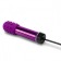 Фиолетовая вибропулька Le Wand Bullet с 2 нежными насадками - Le Wand