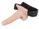 Полый страпон с вибрацией 6″ Vibration Hollow Strap-on - 17 см. - Seven Creations - купить с доставкой в Москве