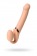 Телесный безремневой вибрострапон Vibrating Bendable Strap-On L - Strap-on-me - купить с доставкой в Москве
