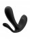 Черный анально-вагинальный вибромассажер Top Secret+ - Satisfyer