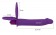 Фиолетовая вибронасадка для двойного проникновения с 2 эрекционными кольцами - 12,7 см. - OYO - купить с доставкой в Москве