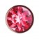 Пробка цвета розового золота с малиновым кристаллом Diamond Ruby Shine L - 8,3 см. - Lola Games - купить с доставкой в Москве