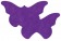 Фиолетовые пестисы в виде бабочек - Shots Media BV купить с доставкой