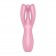 Розовый клиторальный вибромассажер Threesome 3 - Satisfyer