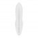 Белый вибратор с вакуумным стимулятором Supernova - 16,9 см. - Satisfyer