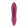 Малиновый вибратор с вакуумным стимулятором Supernova - 16,9 см. - Satisfyer