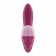 Малиновый вибратор с вакуумным стимулятором Supernova - 16,9 см. - Satisfyer