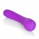 Фиолетовый вибромассажер Impress Wand - 12 см. - California Exotic Novelties