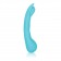 Голубой вибромассажер Impress Scoop - 12 см. - California Exotic Novelties