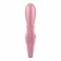 Розовый вибратор-кролик Hug Me - 21,2 см. - Satisfyer купить в Москве с доставкой в Orgasmix.ru Розовый вибратор-кролик Hug Me - 21,2 см. - Satisfyer