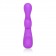 Фиолетовый вибромассажер Impress Tongue со стимуляцией клитора - 18 см. - California Exotic Novelties