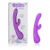 Фиолетовый вибромассажер Impress Tongue со стимуляцией клитора - 18 см. - California Exotic Novelties