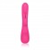 Розовый вибромассажер Impress Rabbit со стимуляцией клитора - 18 см. - California Exotic Novelties