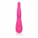 Розовый вибромассажер Impress™ Dual Kiss со стимуляцией клитора - 15 см. - California Exotic Novelties