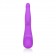 Фиолетовый вибромассажер Impress Dual Kiss со стимуляцией клитора - 15 см. - California Exotic Novelties