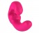 Розовый страпон с вибрацией Sharevibe - 22 см. - Fun Factory - купить с доставкой в Москве