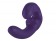 Фиолетовый страпон с вибрацией Sharevibe - 22 см. - Fun Factory - купить с доставкой в Москве