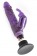 Фиолетовый вибратор-кролик с присоской Deluxe Bunny - 21 см. - Pipedream