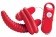 Красный мини-вибратор с 7 функциями - 11,5 см. - Topco Sales