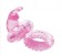 Розовое вибрирующее кольцо с зайчиком - Erokay - в Москве купить с доставкой