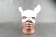 Белая кожаная маска на верхнюю часть лица  Е-РАБбит - Beastly - купить с доставкой в Москве