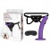 Фиолетовый поясной фаллоимитатор Strap on Harness   5in Dildo Set - 12,25 см. - Lux Fetish - купить с доставкой в Москве