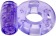 Фиолетовое эрекционное кольцо с вибрацией Ring Elastic Heart - Bradex - в Москве купить с доставкой