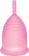 Розовая менструальная чаша Clarity Cup L - Bradex - купить с доставкой в Москве