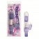 Лавандовый вибромассажёр Bendies Satisfier с клиторальным стимулятором - 14,5 см. - California Exotic Novelties
