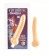 Тонкий телесный вибратор с мошонкой Futurotic Slimline Vibrating Dong Ballsy - 17 см. - California Exotic Novelties