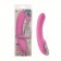 Розовый силиконовый вибратор Curved Massager Colette - 16 см. - California Exotic Novelties