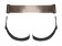 Бронзовый пояс для насадок Curious Harness - Strap-on-me - купить с доставкой в Москве