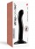 Черный фаллоимитатор-насадка Strap-On-Me P G spot Dildo size S - 16,4 см. - Strap-on-me - купить с доставкой в Москве