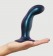 Темно-синяя насадка Strap-On-Me Dildo Plug Snaky size M - Strap-on-me - купить с доставкой в Москве