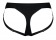 Черные трусики для насадок Heroine Lingerie Harness - size M - Strap-on-me - купить с доставкой в Москве