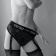 Черные трусики для насадок Diva Lingerie Harness - size L - Strap-on-me - купить с доставкой в Москве