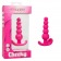 Розовая анальная елочка для ношения Cheeky X-5 Beads - 10,75 см. - California Exotic Novelties