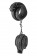 Черные манжеты на щиколотки ANKLE CUFF DIAMOND - Dream Toys - купить с доставкой в Москве