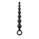 Чёрная анальная цепочка Perles D Lux Long - 20,3 см. - NS Novelties