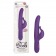 Фиолетовый водонепроницаемый силиконовый вибратор Posh 10-Function Silicone Teasing Tickler - 20 см. - California Exotic Novelties